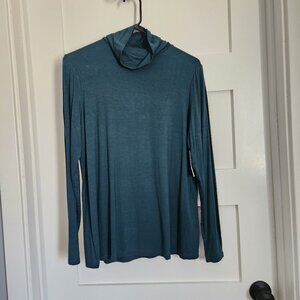 Apt. 9 - Mockneck Turtleneck Long Sleeve Top - MEDIUM - NWT